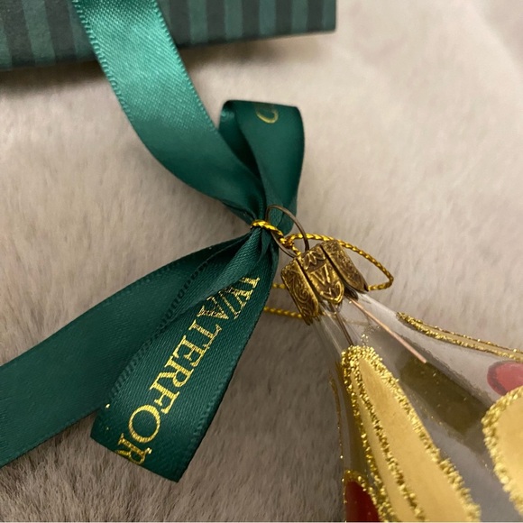 New Vintage Waterford Holiday Heirloom Colleen Egg Blown Glass Ornament w/ Box - Picture 9 of 15